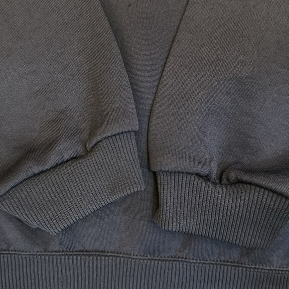 90’s Y2K Adidas Trefoil Logo Hoodie Navy Blue & White Made in USA Size Large - Picture 6 of 8